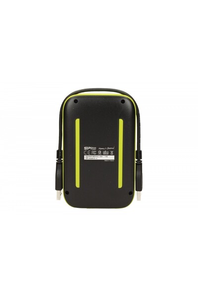 Silicon Power Hard disk extern armor a60 1TB 3.2 Gen. 1 negru verde