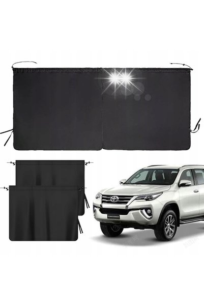 NO BRAND 3 bucăți perdele parasolar auto pentru scaunele din spate ale mașinii