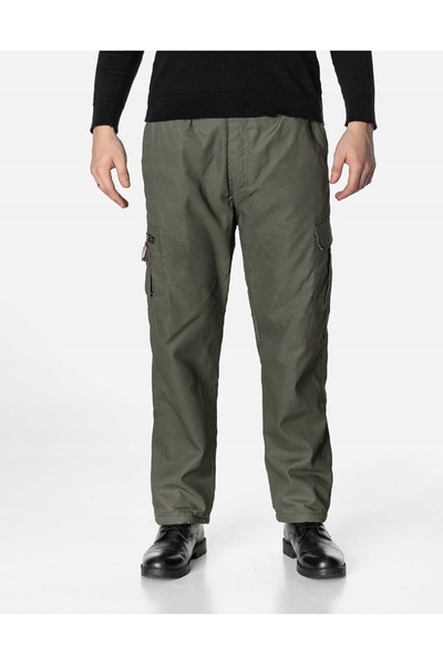 NO BRAND Pantaloni de luptă pentru bărbați, mari, călduroși, căptușiți cu fle...