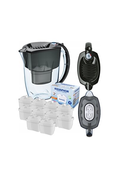 Aquaphor Morion Cană filtrantă Aquaphor Amethyst Negru 2,8 + 10 Cartușe Maxfor