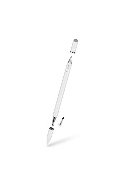 Tech-Protect USP200 Stilou Stylus cu 3 vârfuri, Alb