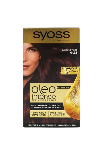 Syoss Vopsea pentru Par, Syoss, Oleo 4/23 Burgundy Red