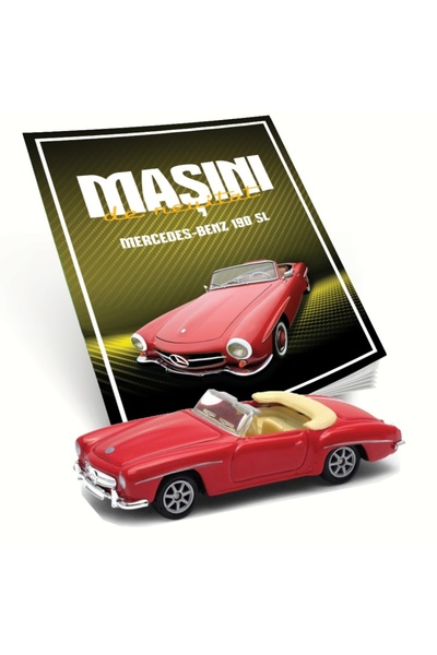 EMSE Sigilat- Mercedes 190 SL -Nr. 12- Colectia Mașini de Neuitat 2026- Scara...
