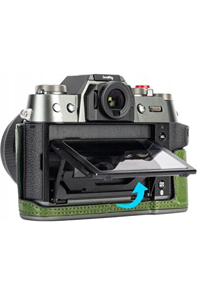NO BRAND Kit husă de piele Smallrig pentru Fujifilm X-T50 verde