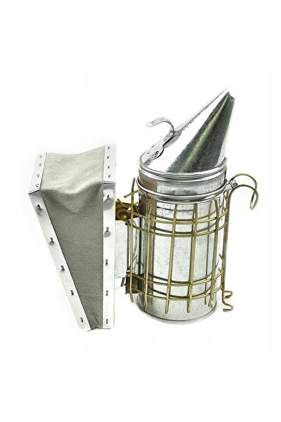 NO BRAND Afumător de albine Honey Smoother din piele galvanizată cu cârlig 26cm
