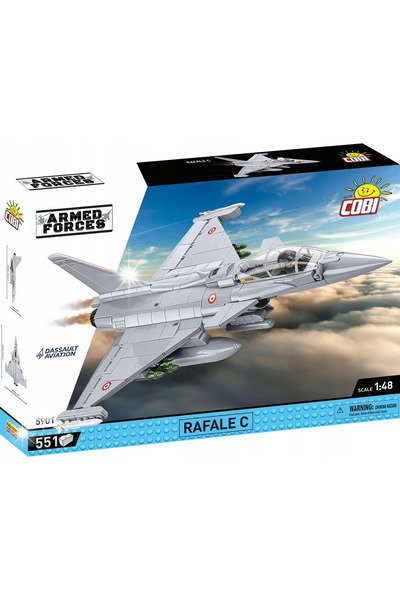 NO BRAND Blocuri de construcție Rafale C Avion Militar pentru Adulți