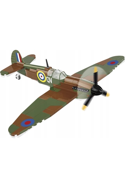 NO BRAND Set de construcție cu blocuri Avion de luptă Supermarine Spitfire Mk