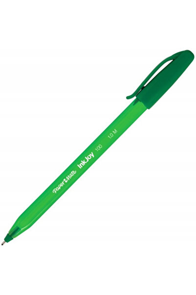 NO BRAND 50 bucăți Pix Inkjoy 100 1,0 Verde Paper Mate