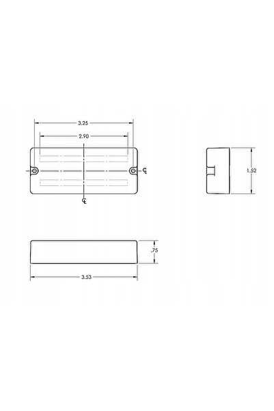 NO BRAND SEYMOUR DUNCAN SSB-4 Pickup Pasiv Tip Soapbar (pentru gât)