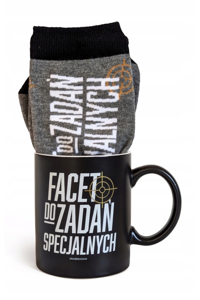 NO BRAND Cană + Șosete Cadou pentru un bărbat cu sarcini speciale, pentru ori...