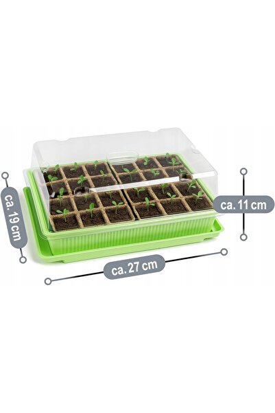 NO BRAND Ghiveci de însămânțare, Mini-seră, Silicon, Cultivare, Plantare, Cul...
