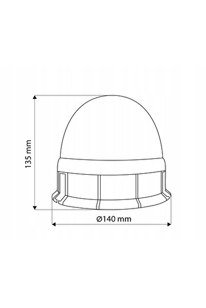 NO BRAND Lampă de avertizare LED 12V 24V 12W cu design cocoș, cu magnet