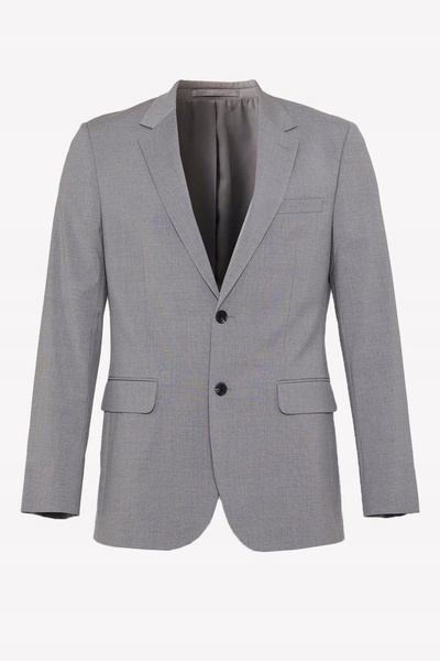NO BRAND Simplu, clasic, gri, elegant, la un rând de nasturi, Burton 36