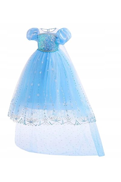NO BRAND Costum Rochie Elsa, Costum Elsa Regatul de Gheață, pentru bal mascat...