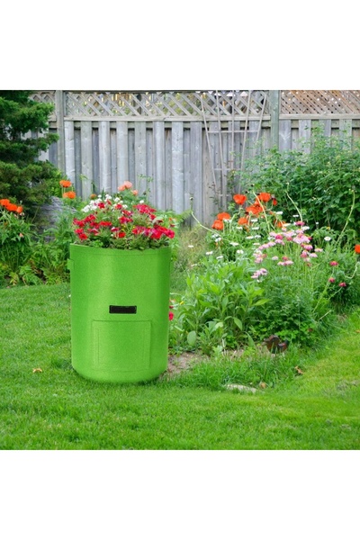 NO BRAND Ghiveci de flori din plastic verde Homealexa 35 cm X 35 X 43 cm