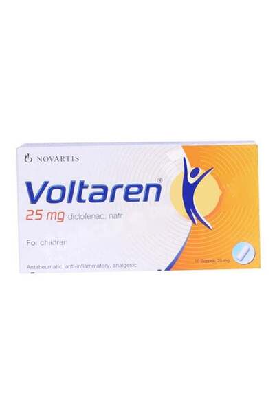 voltaren for Relieving Pain and Inflammation In The Body, 25Mg Suppositories,...