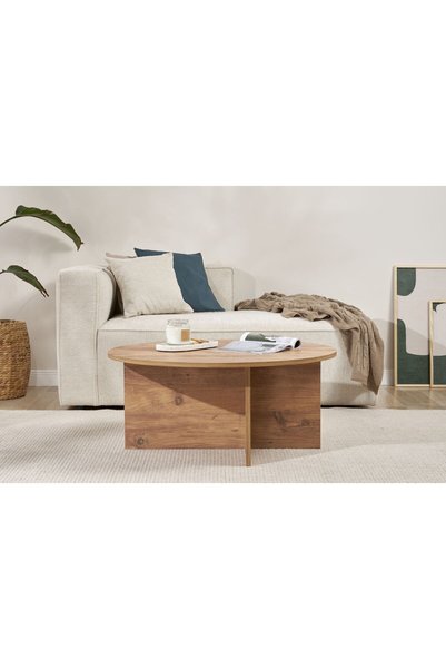 Rani Mobilya Rani Home Orta Sehpa Atlantik Çam 90 Cm AB-5390