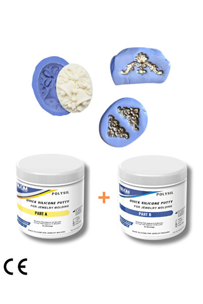 POLYSIL Genel Kulanım için Hamur Kalıp Silikon - 2 Adet × 250 GR