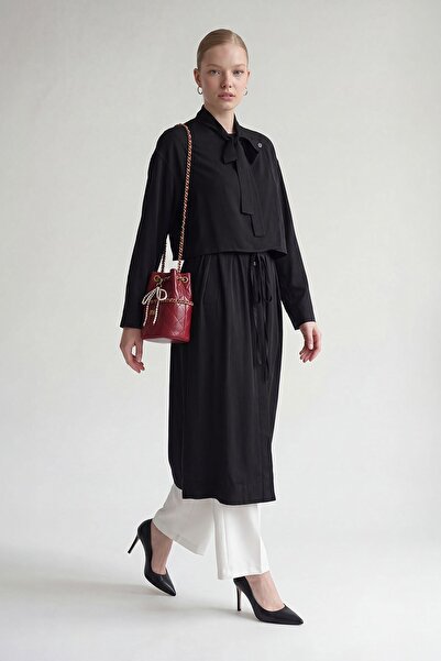 Levidor Black Trench Coat