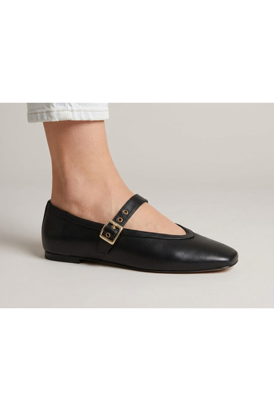 MARCO ROCCO Genuine Leather Ballerina Strappy Women's Shoes