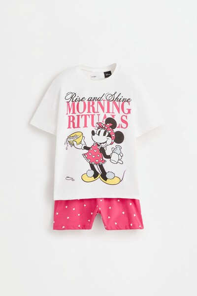 LEFTIES Minnie Mouse ©Disney şortlu pijama takımı