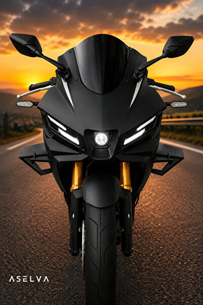 Aselva 2025 Yamaha YZF R25 Yan Kanatçık Winglet | Aerodinamik Ön Kanat | Spor...