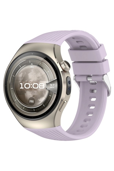 BizonMobile Curea de ceas din silicon Bizon pentru Huawei Watch 5 42mm - Mov