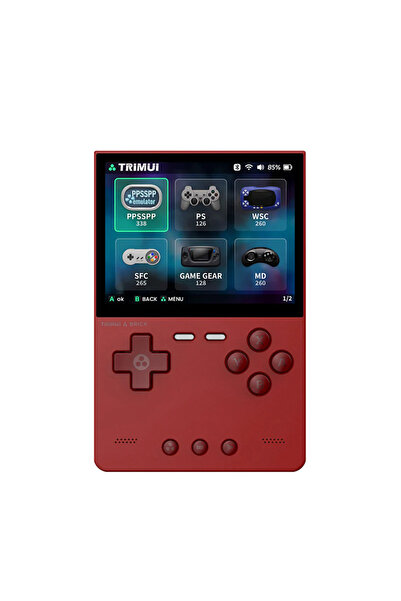 Clavi Consolă retro TRIMUI Brick 64GB cu jocuri, 4 nuclee 2.0GHz, 1024x768, 3...