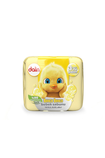 Dalin Săpun solid pentru bebeluși, 75 g, 3 bucăți