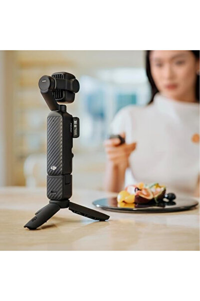 DJI Osmo Pocket 4P Vlog Combo Handheld 3-Axis Gimbal Camera with Dual CMOS Sensors, 4K UHD 240fps Video, 37MP Photos, 103GB Built-in Storage, Wi-Fi 6 & Bluetooth 5.4, Black | Osmo Pocket 4P
