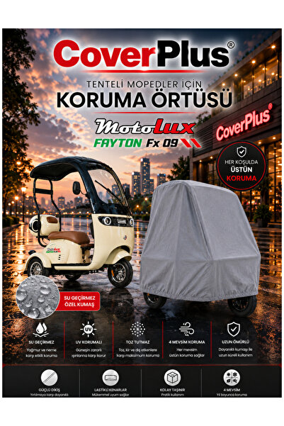 CoverPlus Motolux Fayton Fx 09 3-Wheel Electric Moped Compatible Waterproof C...