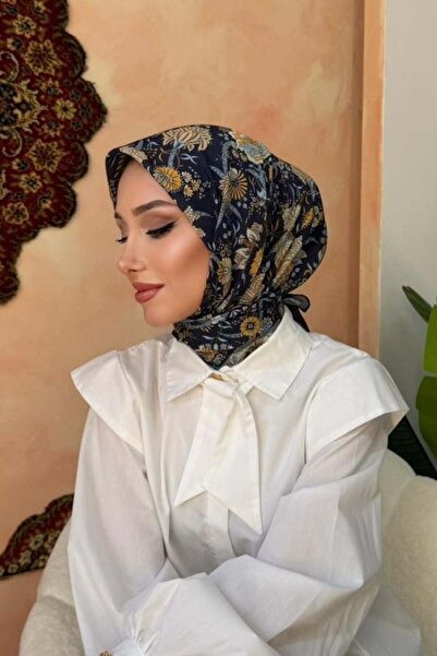 Şule Giyim Feraye Soft Scarf Navy Blue