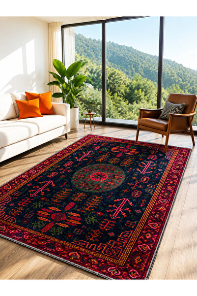 Rugs Modern Halı SDT Karışık Desenli Modern Dokuma Taban Dekoratif Halı sdtam...