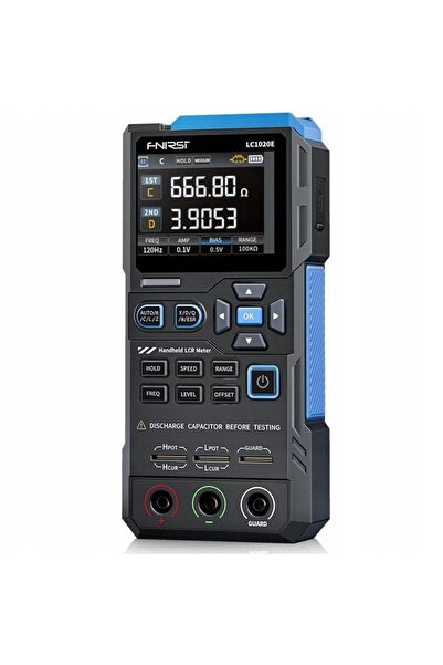 FNIRSI Tester digital LCR portabil, frecvență reglabilă 100Hz-100kHz