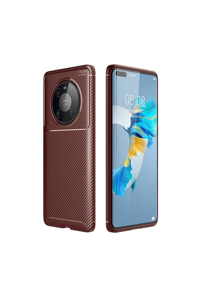 Ahlttiba Case Carbon Design  Cover for Huawei Mate 40 Pro Mobile Phone
