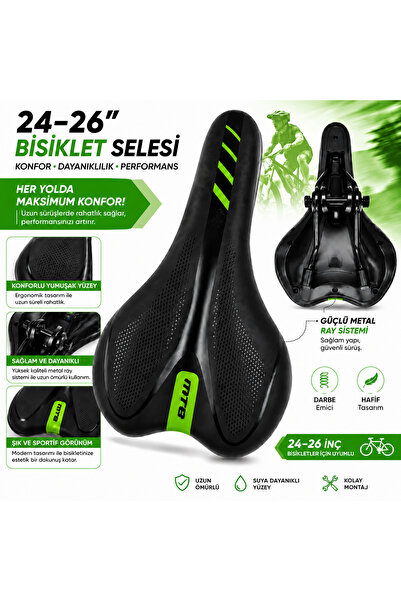 Kasel MTB Sele 24 jant ve 26 jant bisiklet uyumlu