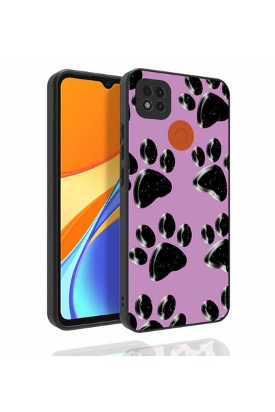 Generic Brand حافظة متوافقة مع هاتف Xiaomi Redmi 9c بنمط غطاء نورا اللامع مع ...