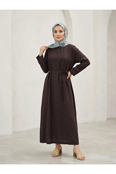 Foremia Kupra Dress-Brown