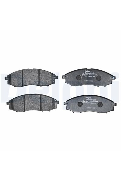 Delphi Home Plăcuțe de frână față DELPHI NISSAN MURANO NP300 NAVARA D22 PATHF...
