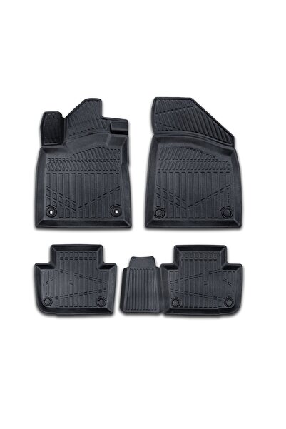DELUXETUNING Set covorase auto cauciuc MG MG4 2022->, forma tavita 3D