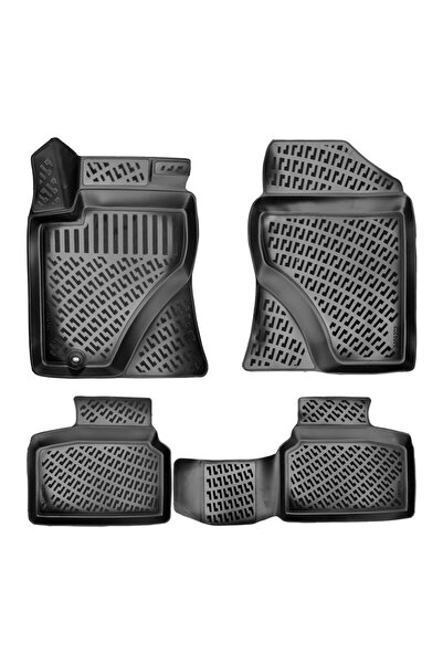 DELUXETUNING Set covorase auto cauciuc Toyota Avensis 2003-2009 forma tavita