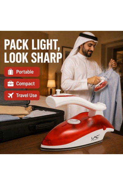 Generic Brand Compact Mini Portable Clothes Iron, Small Handheld Steam & Dry ...