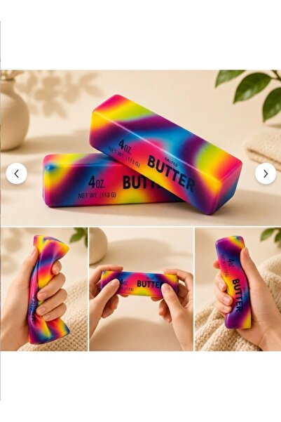 Genel Markalar Butter squishy rainbow slow rising 1 adet | sukuşi Yavaş Yükse...