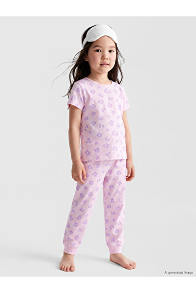 LC Waikiki Sparkling Choices Embroidered Girls' Pajama Set from Shining Store
