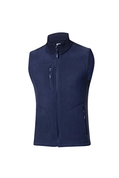 ardon Winter fleece work Vest , made of Polyester, MARTIN, navy blue