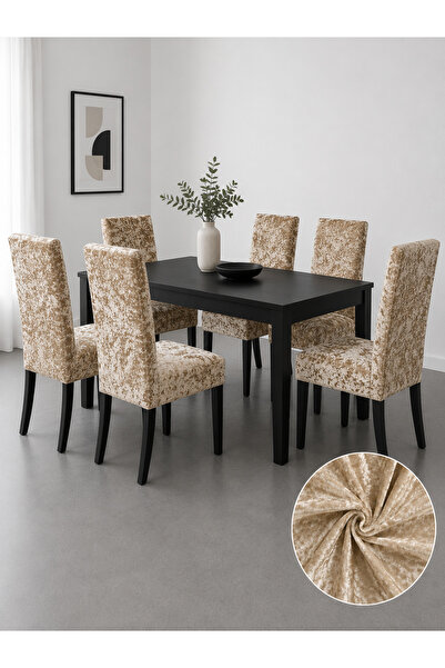 delfin HomeRoy Huse Catifea pentru Scaune – Set 6 Bucăți