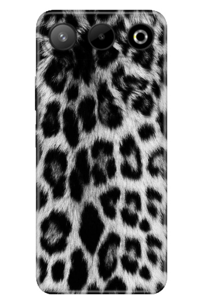 General Mobile Gm 26 5G (G905) Kılıf Art Desenli Baskılı Silikon Siyah Kürk