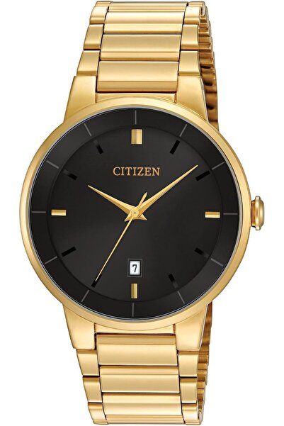 Citizen ساعة كوارتز رجالية، مصنوعة من الفولاذ المقاوم للصدأ، تصميم كلاسيكي من
