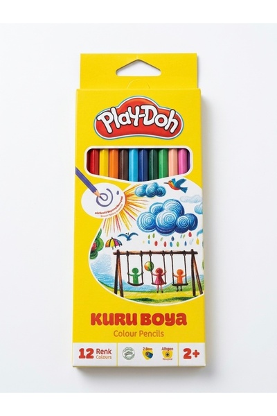 Play Doh 12 li kuru boya kalemi
