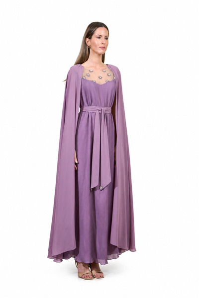 ELEGANZA LA MODE Purple Women's Dress – ELM D 425